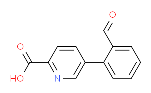 CAS No. 566198-45-6, 5-(2-Formylphenyl)-picolinic acid