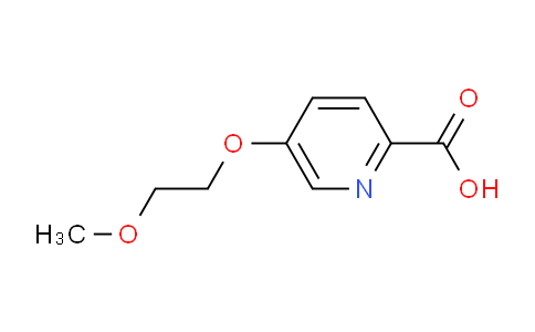 CAS No. 1262860-54-7, 5-(2-Methoxyethoxy)picolinic acid