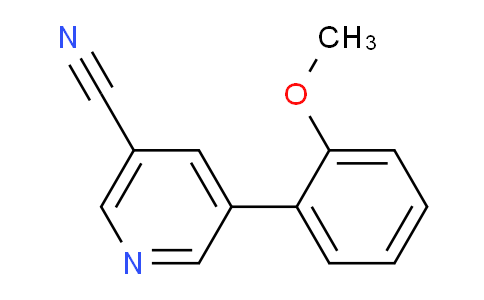 CAS No. 1267959-36-3, 5-(2-Methoxyphenyl)nicotinonitrile