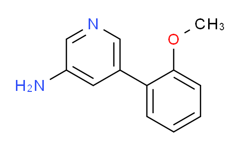 CAS No. 1224740-84-4, 5-(2-Methoxyphenyl)pyridin-3-amine