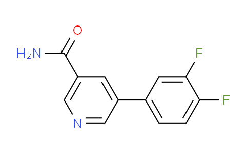 CAS No. 1125429-25-5, 5-(3,4-Difluorophenyl)nicotinamide