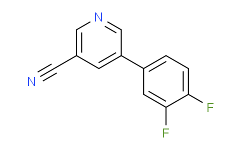 CAS No. 1346691-71-1, 5-(3,4-Difluorophenyl)nicotinonitrile