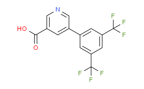 CAS No. 887973-38-8, 5-(3,5-Bis(trifluoromethyl)phenyl)nicotinic acid