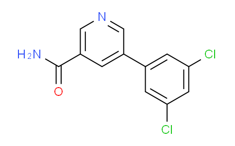 CAS No. 1346691-99-3, 5-(3,5-Dichlorophenyl)nicotinamide