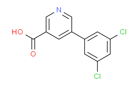 CAS No. 887973-53-7, 5-(3,5-Dichlorophenyl)nicotinic acid