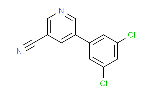 CAS No. 1346692-01-0, 5-(3,5-Dichlorophenyl)nicotinonitrile