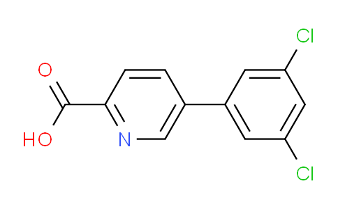 CAS No. 1261980-57-7, 5-(3,5-Dichlorophenyl)picolinic acid