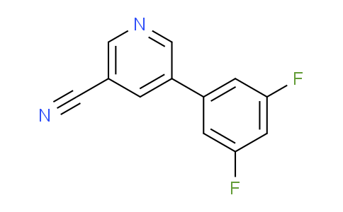 CAS No. 1346691-77-7, 5-(3,5-Difluorophenyl)nicotinonitrile