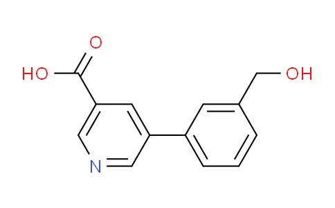 CAS No. 1261974-04-2, 5-(3-(Hydroxymethyl)phenyl)nicotinic acid