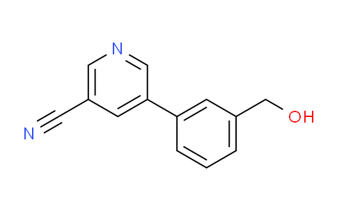 CAS No. 1349716-70-6, 5-(3-(Hydroxymethyl)phenyl)nicotinonitrile