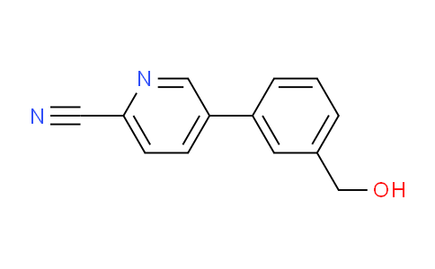CAS No. 1349715-66-7, 5-(3-(Hydroxymethyl)phenyl)picolinonitrile