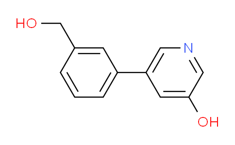 CAS No. 1261901-40-9, 5-(3-(Hydroxymethyl)phenyl)pyridin-3-ol