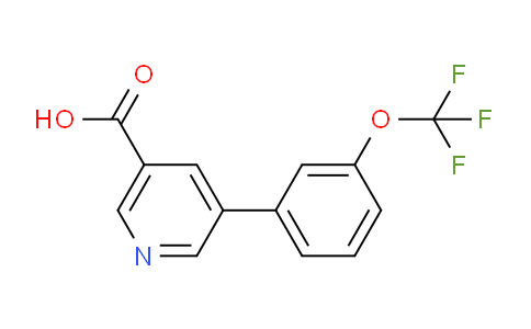 CAS No. 924854-23-9, 5-(3-(Trifluoromethoxy)phenyl)nicotinic acid