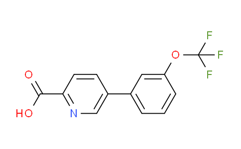 CAS No. 1261855-99-5, 5-(3-(Trifluoromethoxy)phenyl)picolinic acid