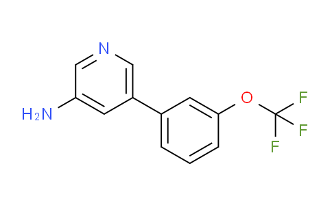 CAS No. 1258626-19-5, 5-(3-(Trifluoromethoxy)phenyl)pyridin-3-amine