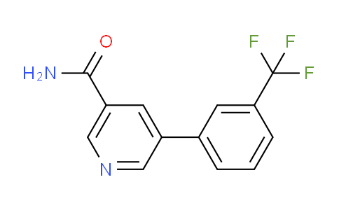 CAS No. 1356111-05-1, 5-(3-(Trifluoromethyl)phenyl)nicotinamide
