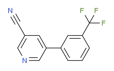 CAS No. 1261738-31-1, 5-(3-(Trifluoromethyl)phenyl)nicotinonitrile