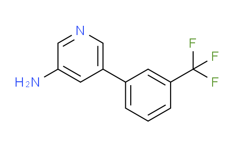 CAS No. 1226168-85-9, 5-(3-(Trifluoromethyl)phenyl)pyridin-3-amine