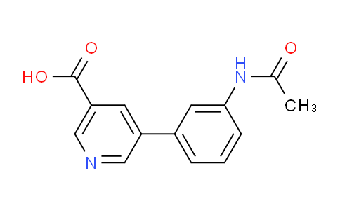 CAS No. 1172758-47-2, 5-(3-Acetamidophenyl)nicotinic acid