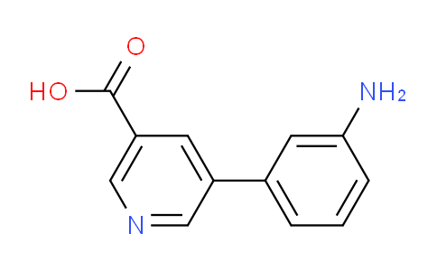 CAS No. 1261995-87-2, 5-(3-Aminophenyl)nicotinic acid