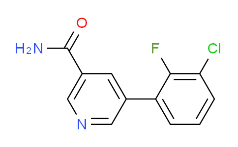 CAS No. 1125445-55-7, 5-(3-Chloro-2-fluorophenyl)nicotinamide