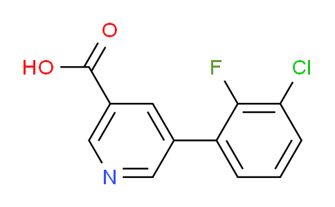 CAS No. 1346692-03-2, 5-(3-Chloro-2-fluorophenyl)nicotinic acid