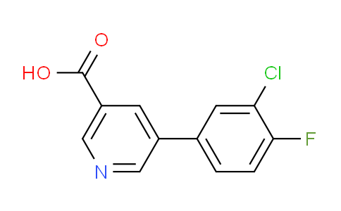 CAS No. 1261962-61-1, 5-(3-Chloro-4-fluorophenyl)nicotinic acid