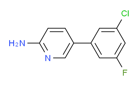 CAS No. 1314987-64-8, 5-(3-Chloro-5-fluorophenyl)pyridin-2-amine