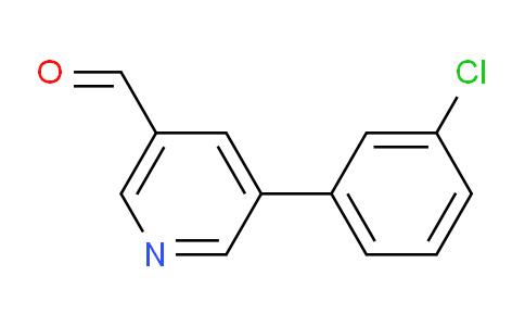 CAS No. 887973-60-6, 5-(3-Chlorophenyl)nicotinaldehyde