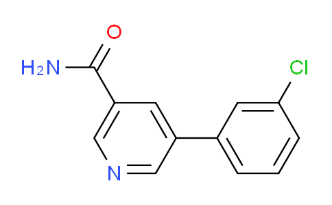 CAS No. 1356110-60-5, 5-(3-Chlorophenyl)nicotinamide