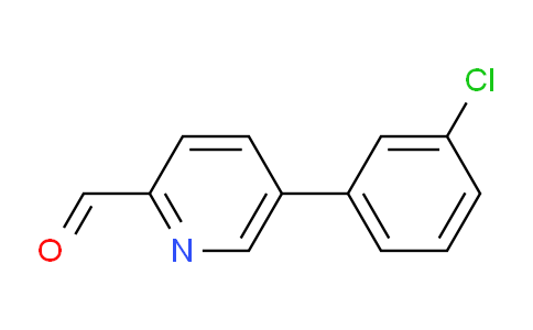 CAS No. 61704-37-8, 5-(3-Chlorophenyl)picolinaldehyde