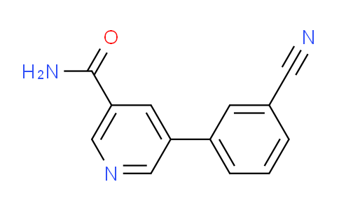 CAS No. 1346691-56-2, 5-(3-Cyanophenyl)nicotinamide
