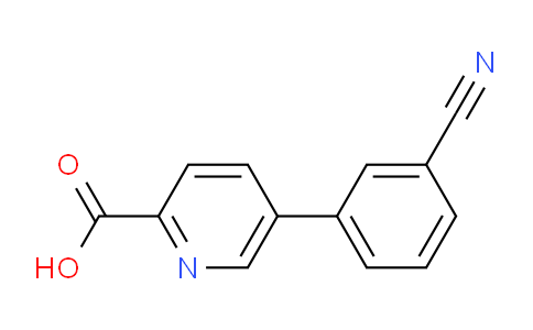 CAS No. 1261944-75-5, 5-(3-Cyanophenyl)picolinic acid