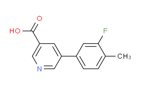 CAS No. 1261946-42-2, 5-(3-Fluoro-4-methylphenyl)nicotinic acid