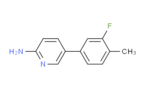 CAS No. 1110656-80-8, 5-(3-Fluoro-4-methylphenyl)pyridin-2-amine