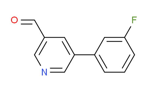 CAS No. 887973-72-0, 5-(3-Fluorophenyl)nicotinaldehyde