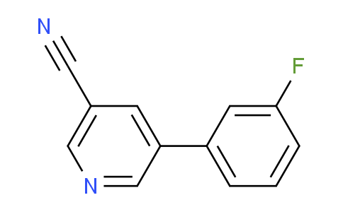 CAS No. 1214373-90-6, 5-(3-Fluorophenyl)nicotinonitrile