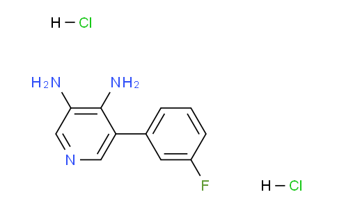 CAS No. 1956307-53-1, 5-(3-Fluorophenyl)pyridine-3,4-diamine dihydrochloride