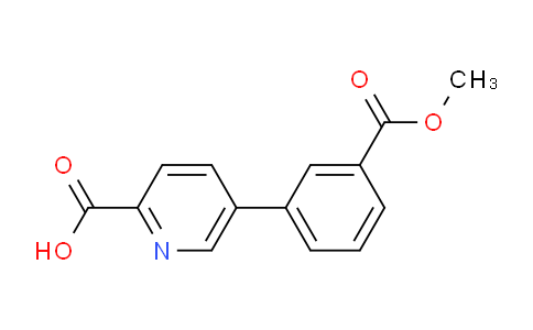 CAS No. 1242339-64-5, 5-(3-Methoxycarbonylphenyl)-picolinic acid