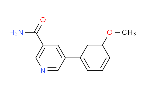 CAS No. 1356110-84-3, 5-(3-Methoxyphenyl)nicotinamide