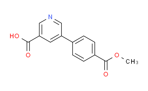 CAS No. 1258608-90-0, 5-(4-(Methoxycarbonyl)phenyl)nicotinic acid
