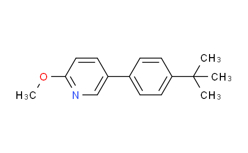 CAS No. 1381944-76-8, 5-(4-(tert-Butyl)phenyl)-2-methoxypyridine