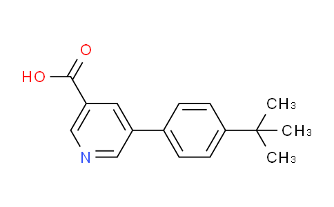 CAS No. 893738-16-4, 5-(4-(tert-Butyl)phenyl)nicotinic acid