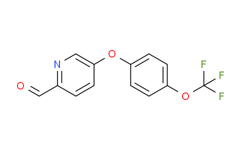 CAS No. 1686102-88-4, 5-(4-(Trifluoromethoxy)phenoxy)picolinaldehyde