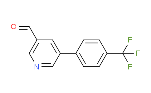CAS No. 885959-40-0, 5-(4-(Trifluoromethyl)phenyl)nicotinaldehyde