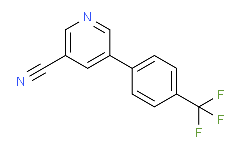 CAS No. 1261600-44-5, 5-(4-(Trifluoromethyl)phenyl)nicotinonitrile