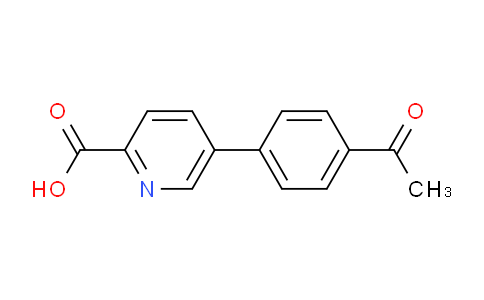 CAS No. 1242339-04-3, 5-(4-Acetylphenyl)-picolinic acid
