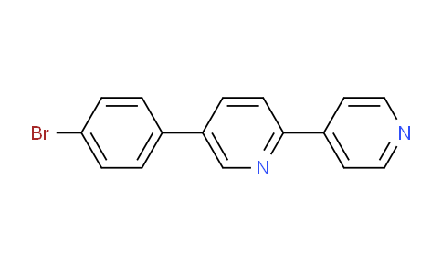 CAS No. 859211-25-9, 5-(4-Bromophenyl)-2,4'-bipyridine