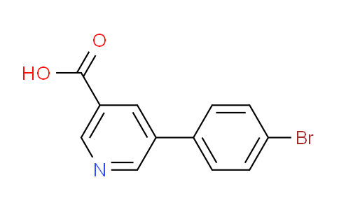 CAS No. 887973-36-6, 5-(4-Bromophenyl)nicotinic acid