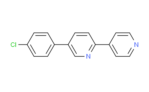 CAS No. 1186529-99-6, 5-(4-Chlorophenyl)-2,4'-bipyridine